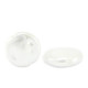 Imitatie zoetwaterparels coin 10x10mm White